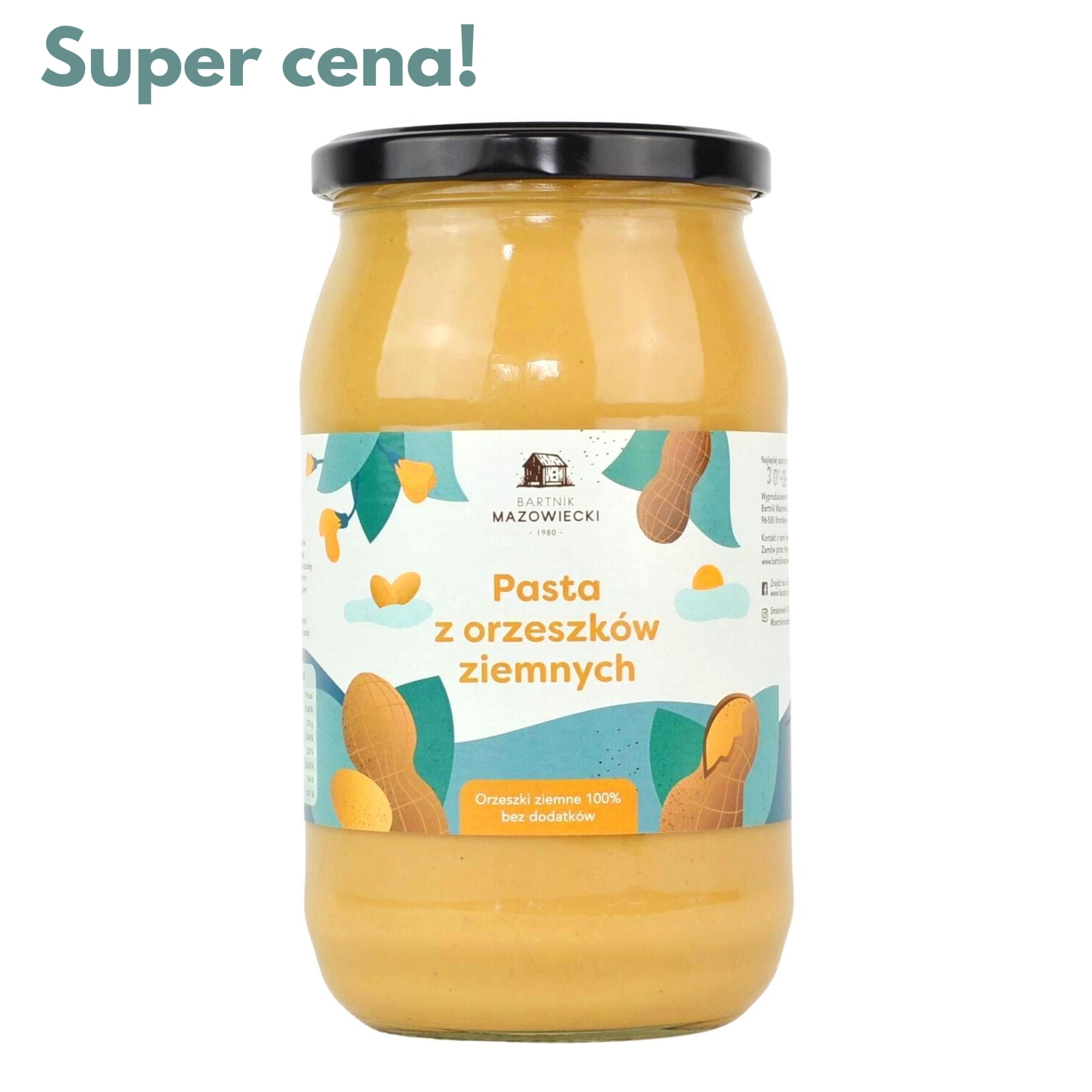 Pasta z orzechów ziemnych (arachidowych) 800g