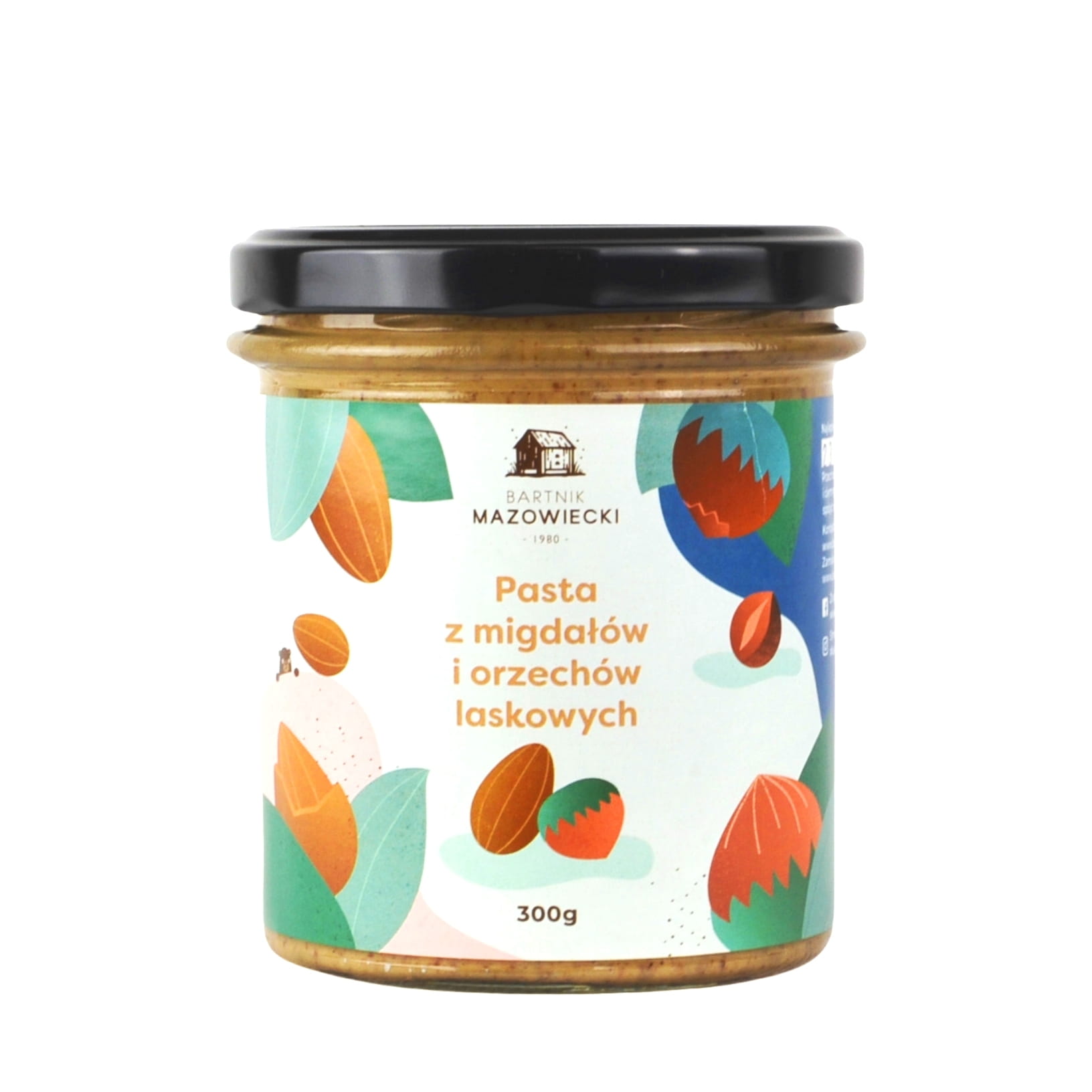 Pasta z orzechów laskowych i migdałów mix