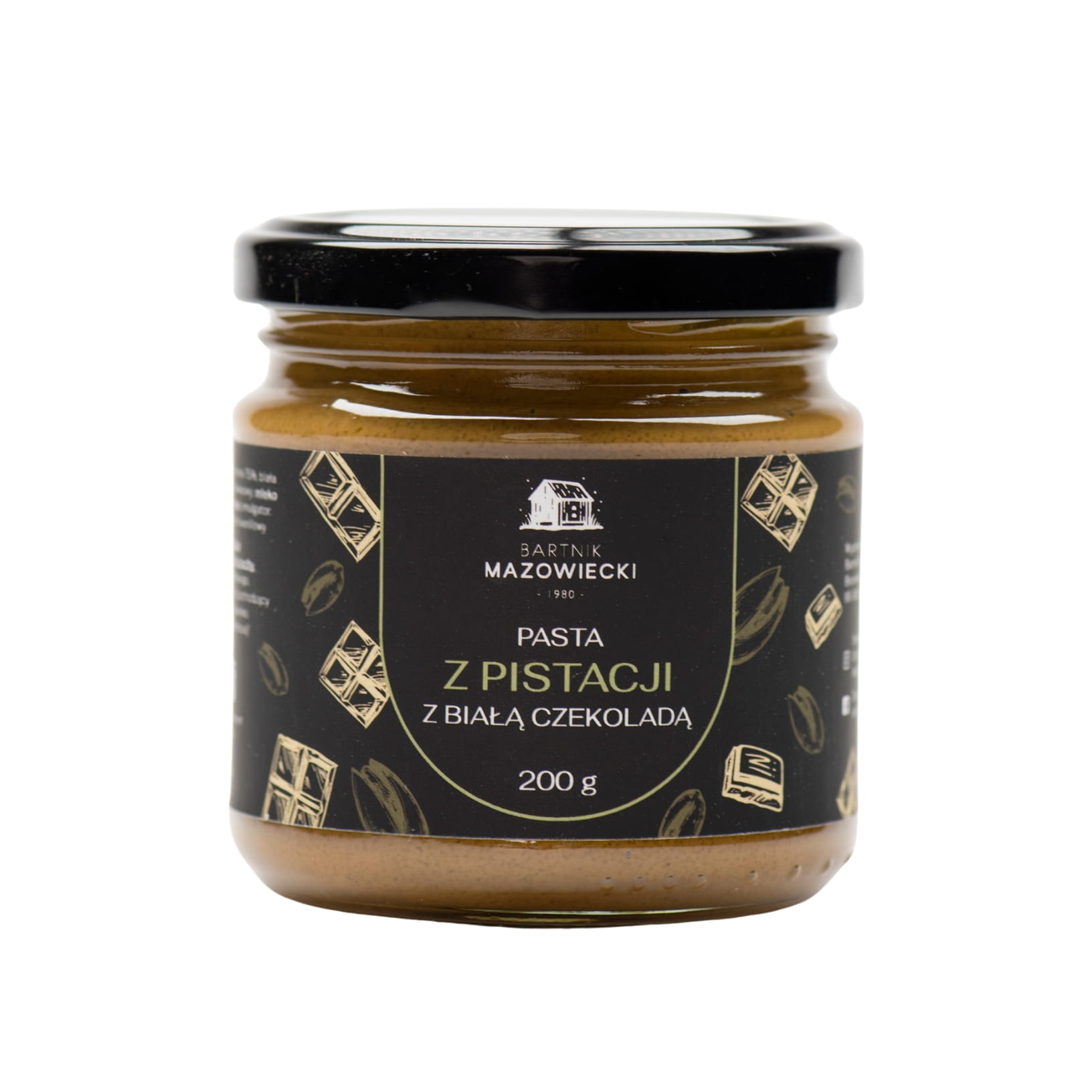 Pasta pistacjowa z białą czekoladą 200g