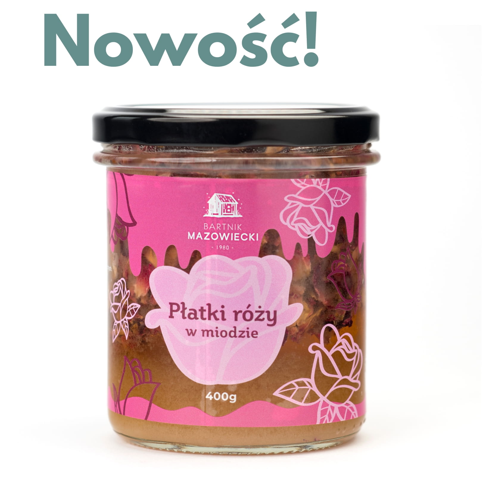 Płatki róży w miodzie