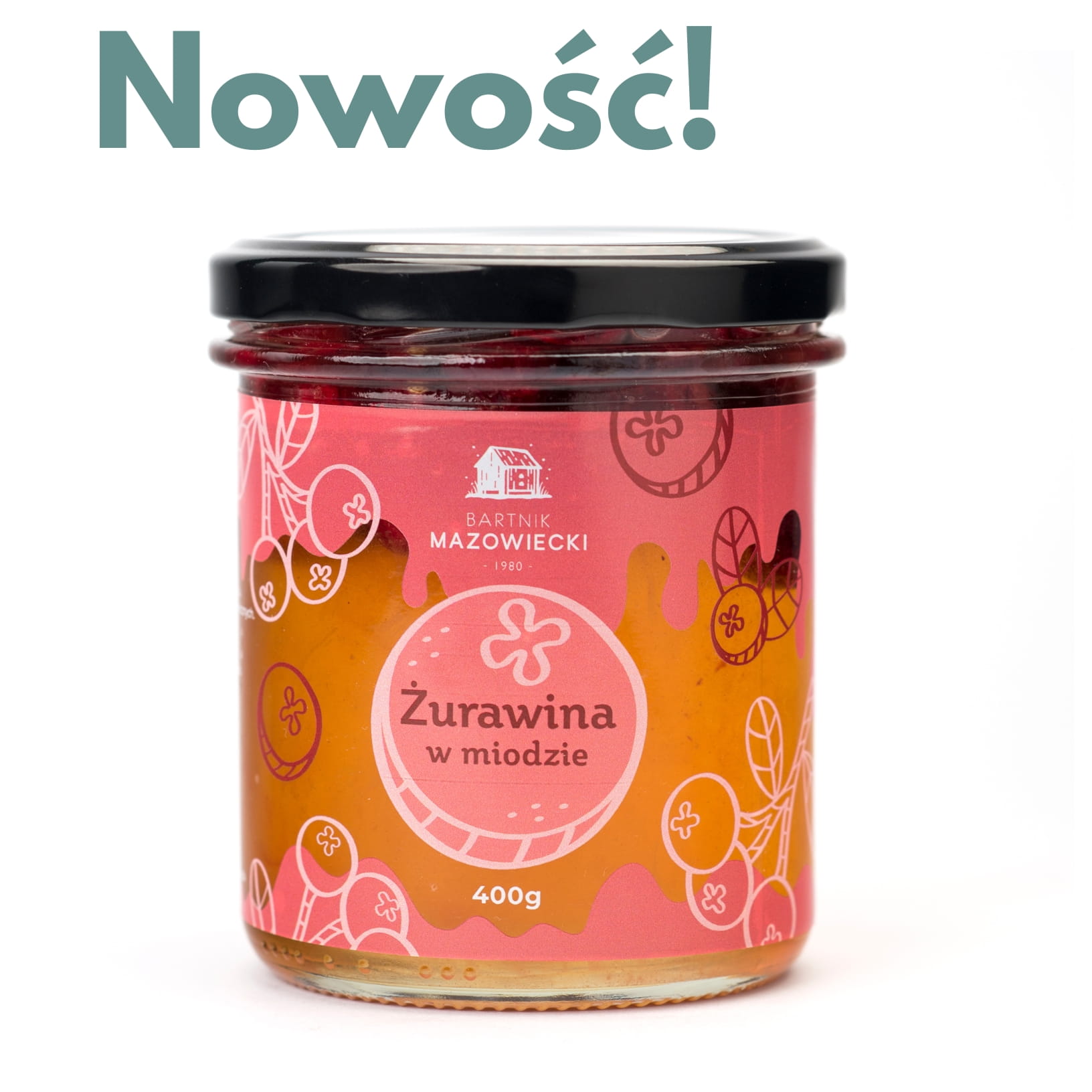 Żurawina w miodzie