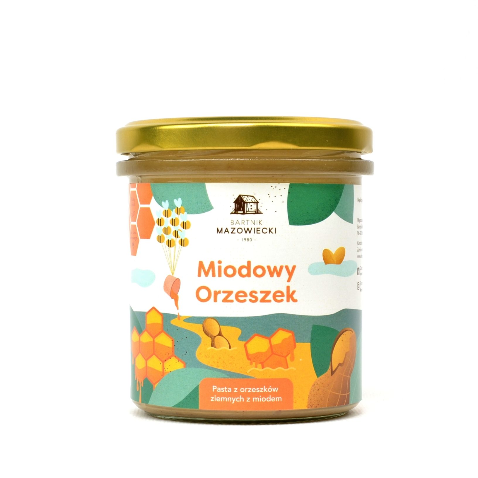 Miodowy orzeszek - pasta orzechowa z miodem